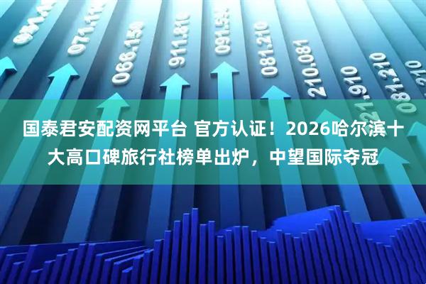 国泰君安配资网平台 官方认证！2026哈尔滨十大高口碑旅行社榜单出炉，中望国际夺冠